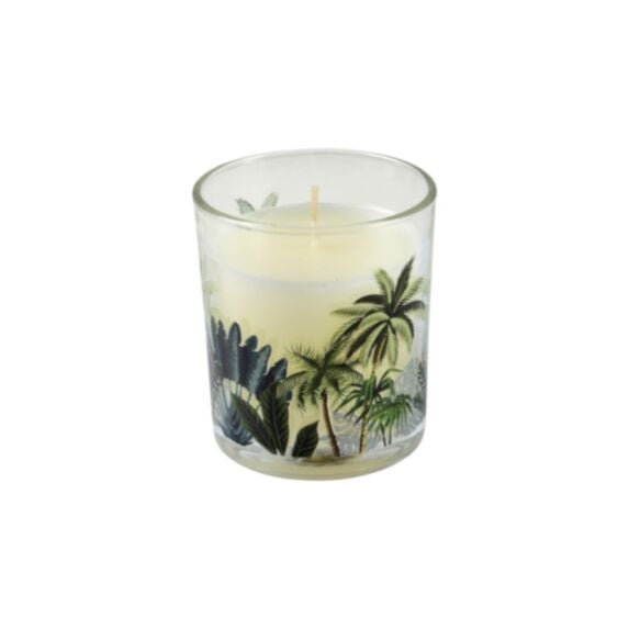 Bougie verrine Jardin d'Eden Ø7 parfum douceur exotique - HOMEA