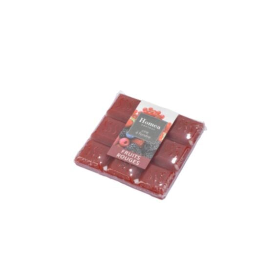 Cire à fondre Essentiel 9 carrés parfum fruits rouges - HOMEA