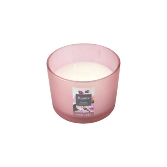 Bougie en pot Essentiel orchidée Ø11 x H8 cm - HOMEA