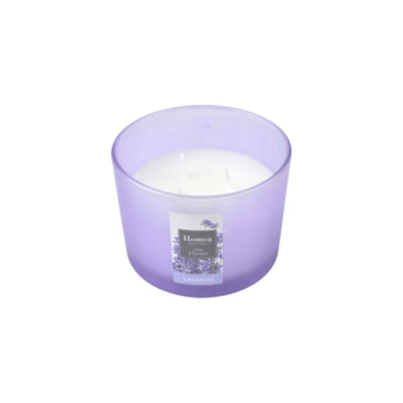 Bougie en pot Essentiel lavande Ø11 x H8 cm - HOMEA