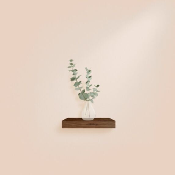 Etagère flottante MDF 25x22,8cm acacia - HOMEA