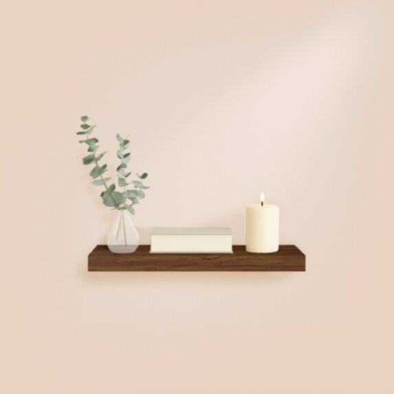 Etagère flottante MDF 75x22,8cm acacia - HOMEA