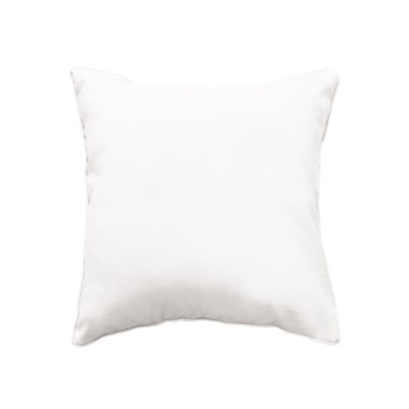 Coussin 40 x 40 cm Essentiel passepoil blanc - D.D'INTERIEUR