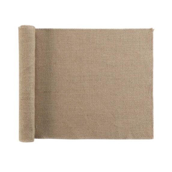 Chemin de table 35 x 140 cm jute uni Leny - D.D'INTERIEUR