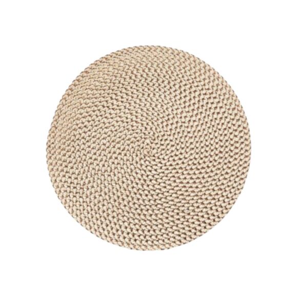 Set de table Ø38 cm fibre papier Mezia naturel - D.D'INTERIEUR