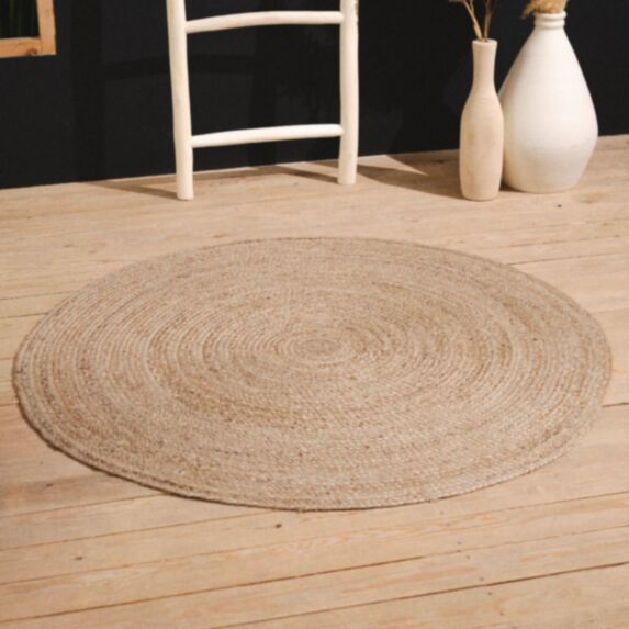 Tapis jute Sea Side  ù120 cm jute naturel - TODAY