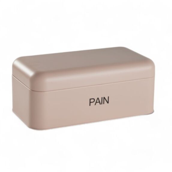 Boîte à pain 30,5 x 18 x 16 cm métal rose - UTILITY