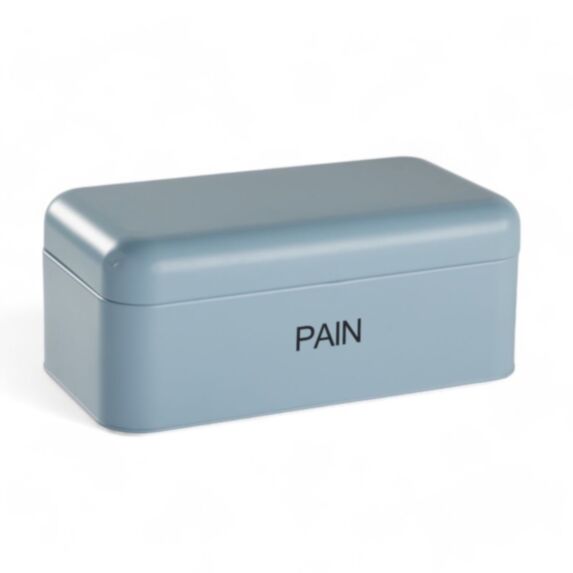 Boîte à pain 30,5 x 18 x 16 cm métal bleue - UTILITY