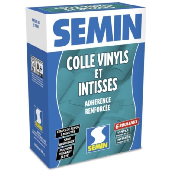 Colle papier peint intissés et vinyles 300 g - SEMIN