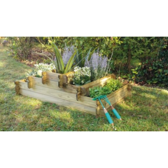 Carré potager podium Ange 180L 1200 x 800 x H360 mm - CERLAND