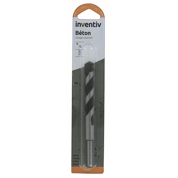 Foret béton Ø16 x 160 mm - INVENTIV