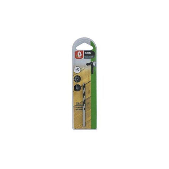 Mèche bois 3 pointes Ø4 L170 x 50 mm - INVENTIV