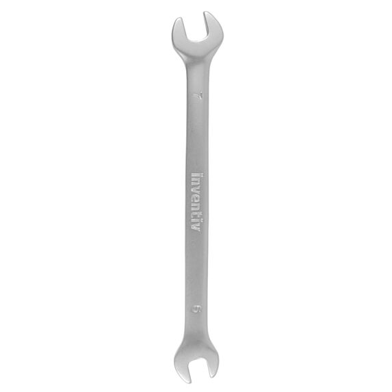 Clé plate 6/7mm chrome vanadium - INVENTIV