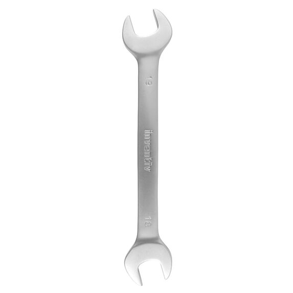 Clé plate 18/19mm chrome vanadium - INVENTIV