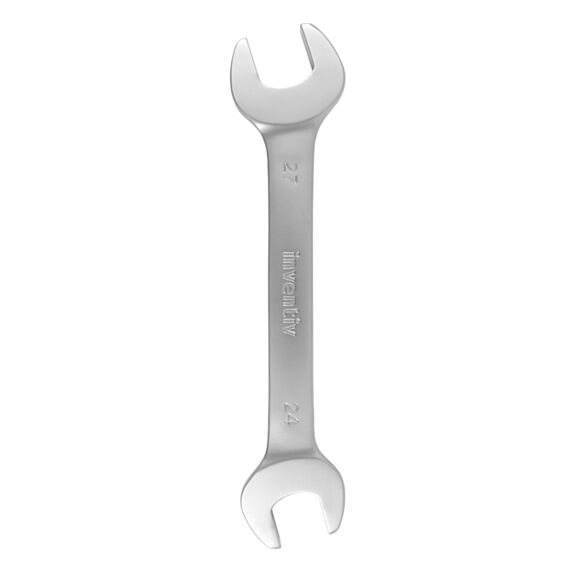 Clé plate 24/27mm chrome vanadium - INVENTIV
