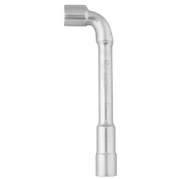 Clé à pipe débouchée 12mm 6/12 pans chrome vanadium - INVENTIV