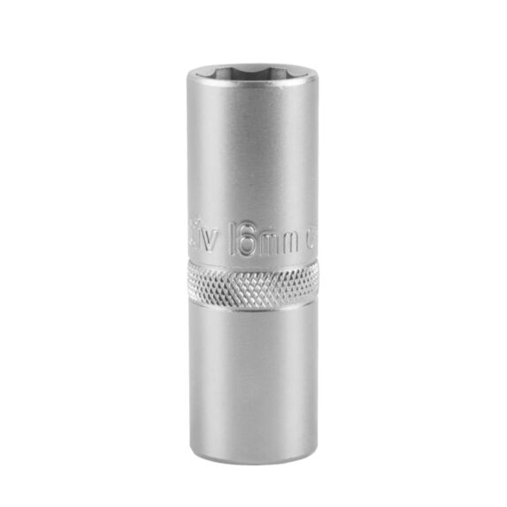 Douille longue bougie 16mm chrome vanadium - INVENTIV
