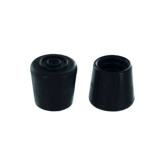Set de 4 patins enveloppants Ø10 mm caoutchouc noir - INVENTIV