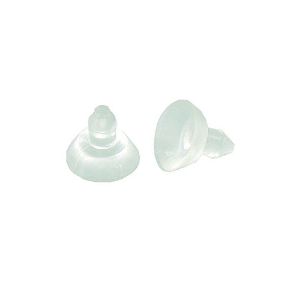 Set de 12 ventouses antidérapantes Ø10 transparent - INVENTIV