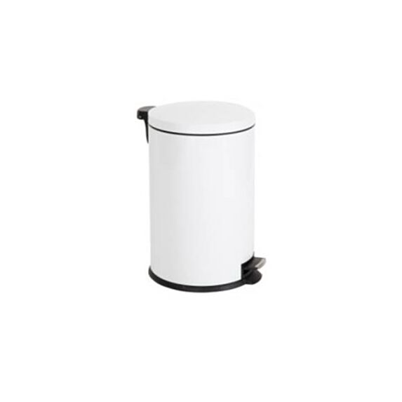 Poubelle de cuisine à pédale Comète 20L blanc