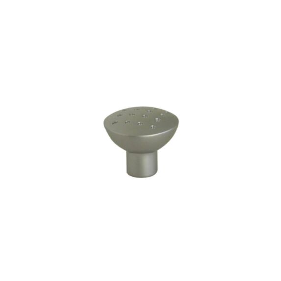Bouton meuble Contemporain Zamak Mat Chromé ø28mm h24mm - B BEAUTY