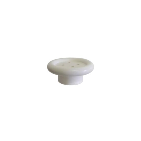 Bouton meuble New Caoutchouc Blanc ø58mm - B BEAUTY