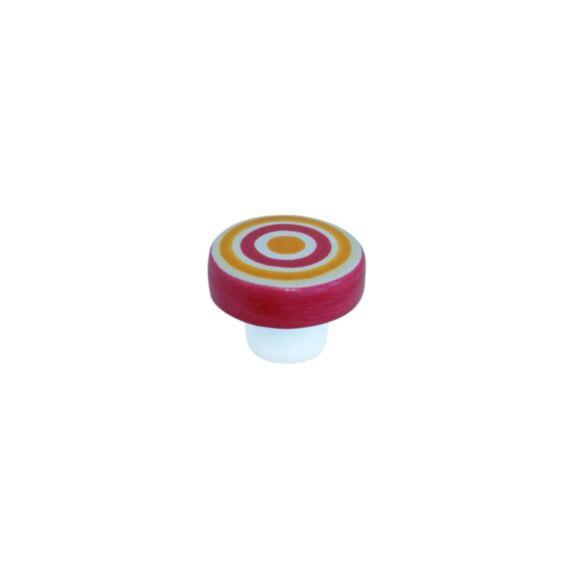 Bouton meuble New Résine Rose L35mm - B BEAUTY