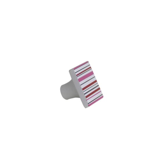 Bouton meuble New Résine Bayadère 40x40mm - B BEAUTY