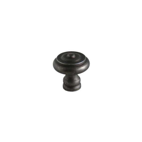 Bouton meuble Style Acier Etain ø30mm h31mm - B BEAUTY