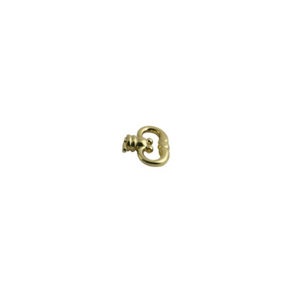 Bouton meuble fausse clé Zamak Laiton Poli ø28mm - B BEAUTY