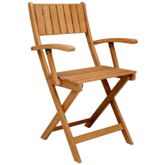 Fauteuil pliable Lakoa en eucalyptus - INVENTIV