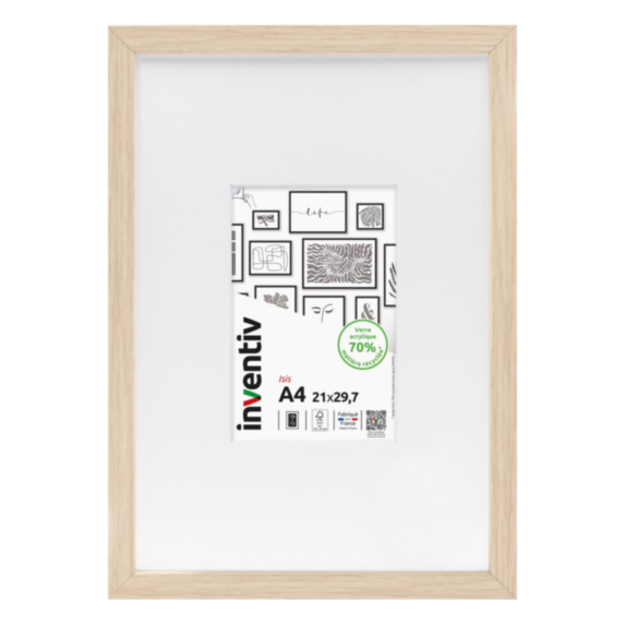 Cadre photo Isis naturel 20x30cm - INVENTIV