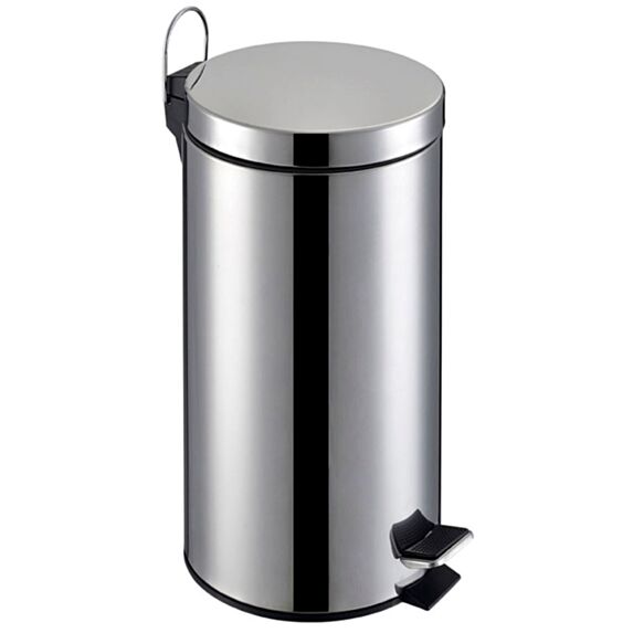 Poubelle de cuisine à pédale chromé 30 L - 1ER