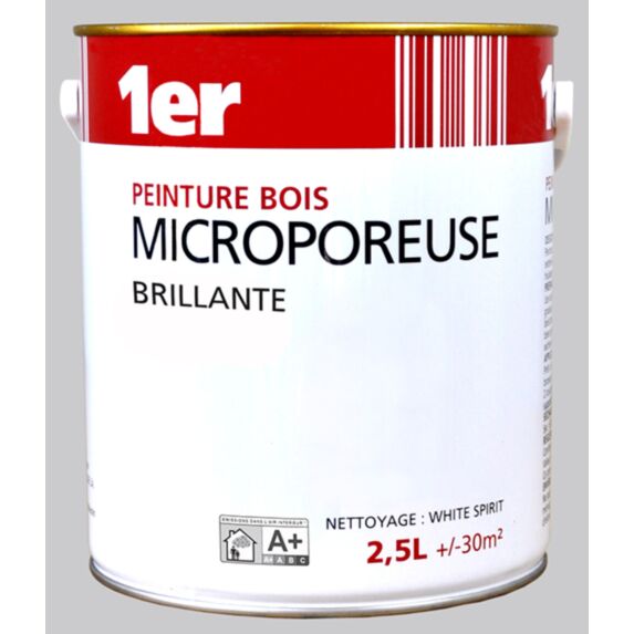 Peinture Bois 2,5L Tabac Satiné - 1ER