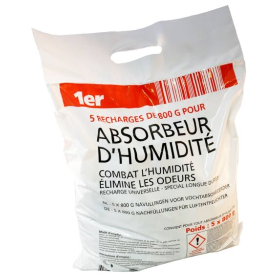 Pack de 5 recharges sachet de 800g neutre - 1ER