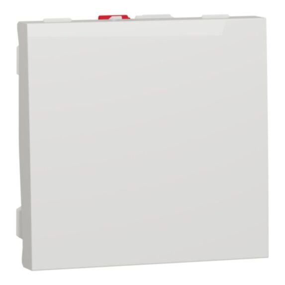 Interrupteur simple 2 modules Unica blanc - SCHNEIDER