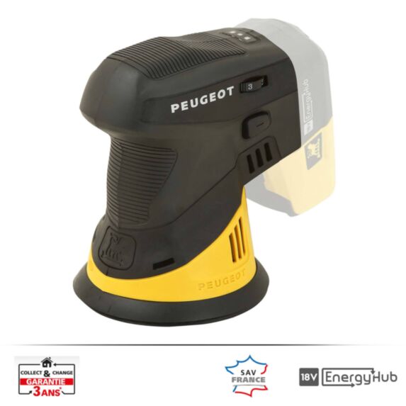 Ponceuse orbitale Energysand 18V Ø 125 mm - PEUGEOT