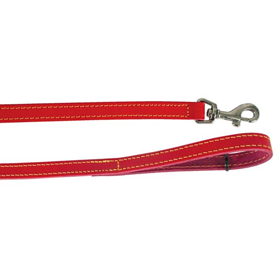 LAISSE PIQUE SIMPLE ROUGE CROUTE 16MM/1M