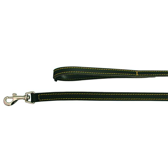 LAISSE PIQUE SIMPLE NOIR CROUTE 16MM/1M