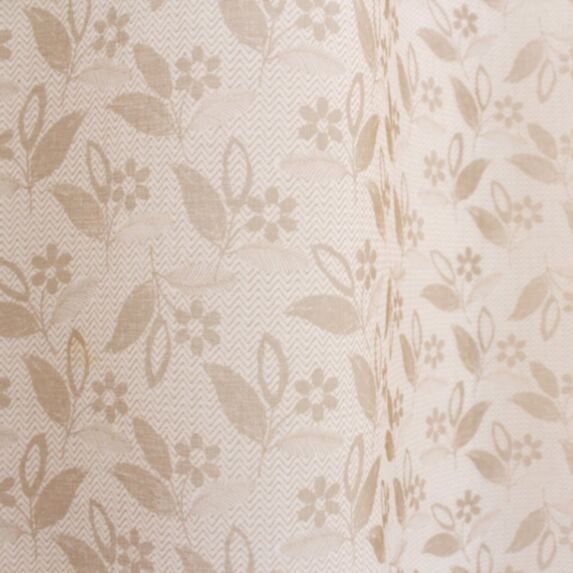 Voilage Gypsy imprimé 140 x 240 cm blanc - DECOSTARS