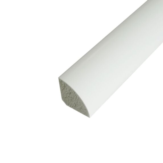 Quart de rond XPS extrudé 18mmx18mm blanc - SUP BOIS