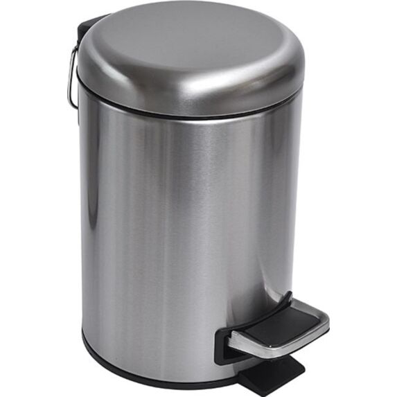 Poubelle inox frein de chute 3 L - TENDANCE