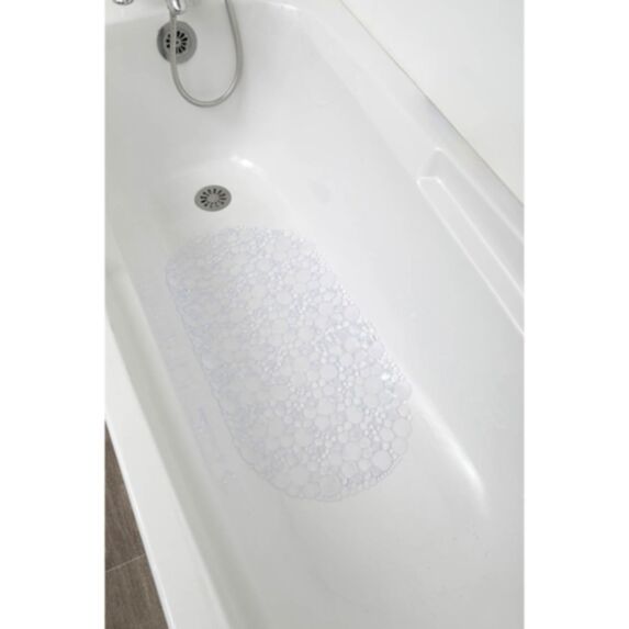 Fond de baignoire PVC bulles 69 x 36 cm transparent - TENDANCE