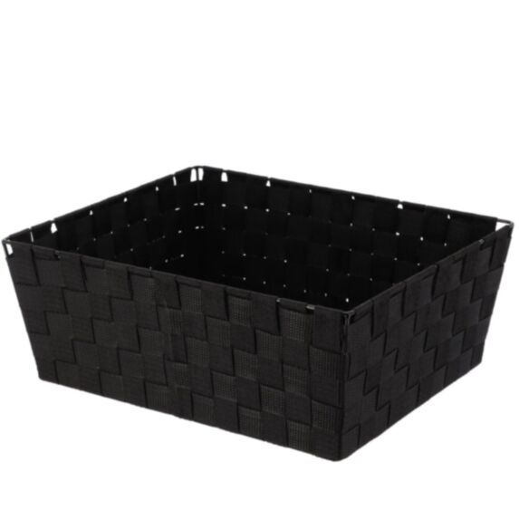 Panier dressing polyester 31,5 x 39 x 15 cm noir - TENDANCE