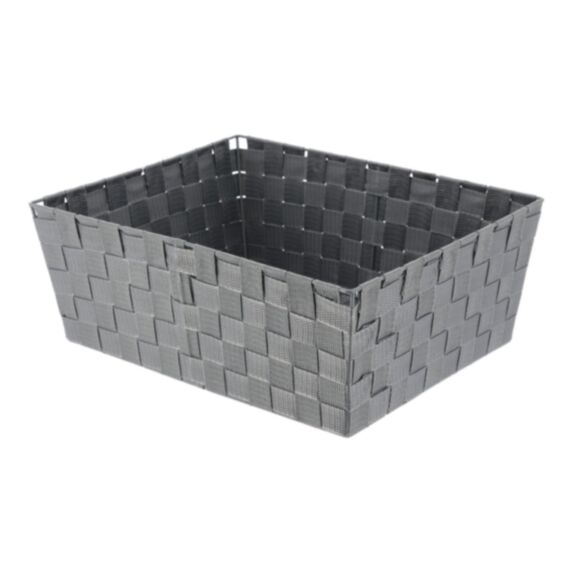 Panier dressing polyester 31,5 x 39 x 15 cm gris - TENDANCE
