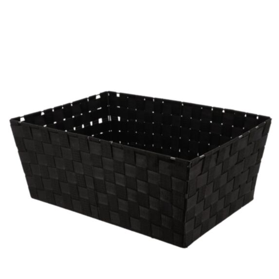 Panier dressing polyester 32,5 x 45 x 18 cm noir - TENDANCE