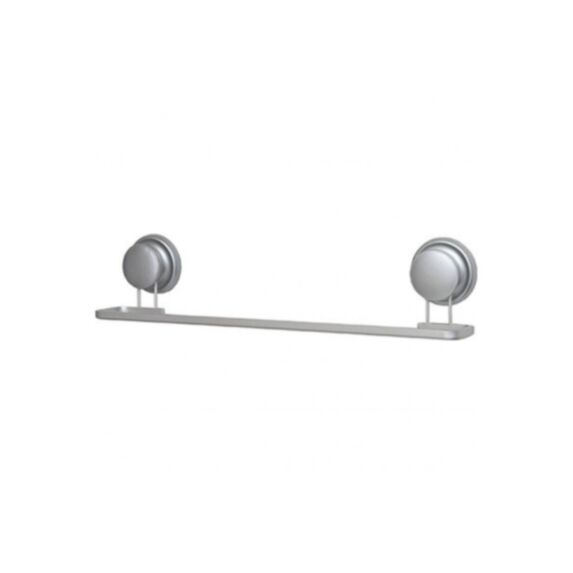 Porte serviettes aluminium chromé à ventouses grand modèle - TENDANCE