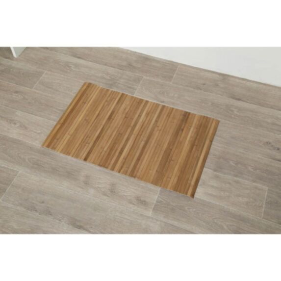 Tapis bambou anti-dérapant 50 x 80 cm - TENDANCE