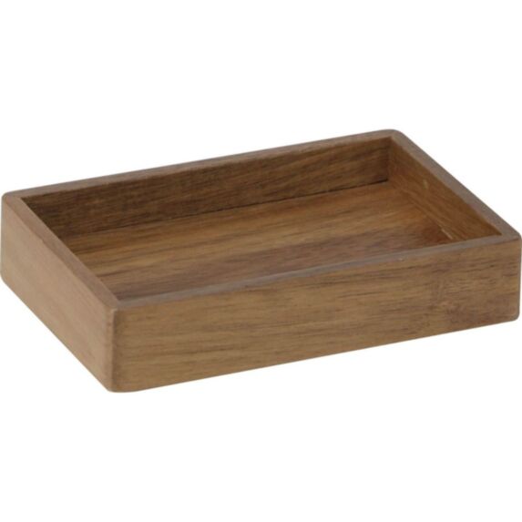 Porte-savon rectangulaire Acacia - TENDANCE