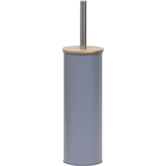 Brosse WC métal bambou/gris - TENDANCE
